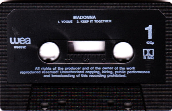 Madonna : Vogue (Cass, Single)