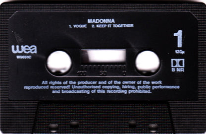 Madonna : Vogue (Cass, Single)