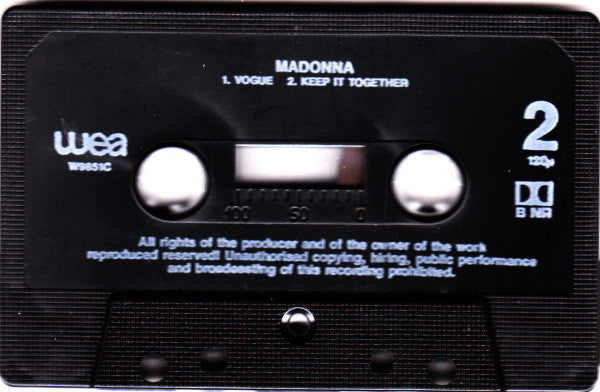 Madonna : Vogue (Cass, Single)