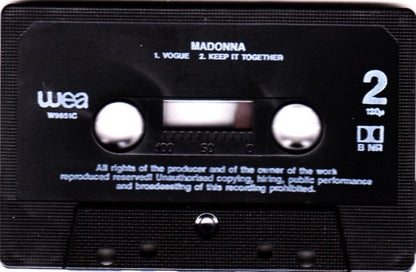 Madonna : Vogue (Cass, Single)