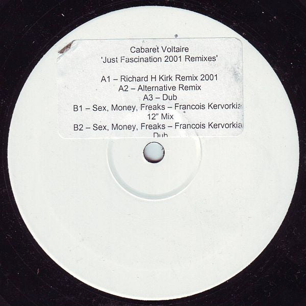 Cabaret Voltaire : Just Fascination 2001 Remixes (12", Promo, W/Lbl)