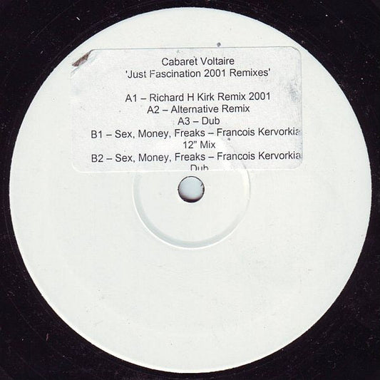 Cabaret Voltaire : Just Fascination 2001 Remixes (12", Promo, W/Lbl)