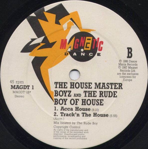 The House Master Boyz* And The Rude Boy Of House : House Nation (12", RP)