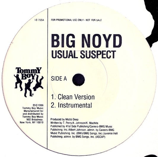 Big Noyd : Usual Suspect (12", Promo)
