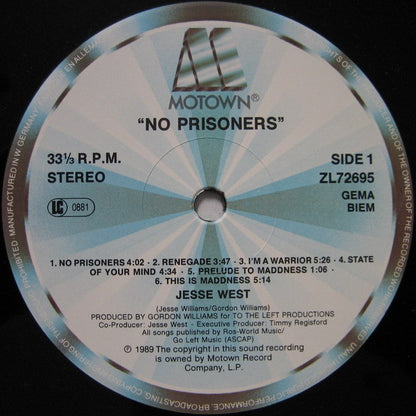 Jesse West : No Prisoners (LP, Album)