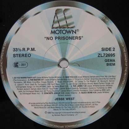 Jesse West : No Prisoners (LP, Album)
