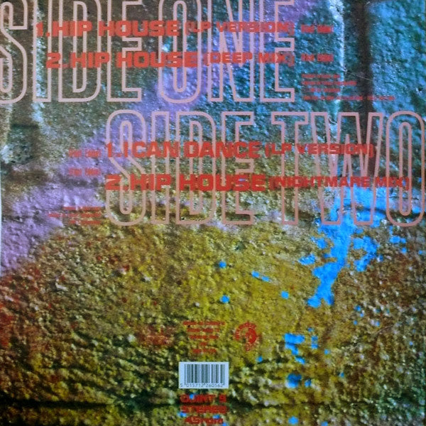 DJ Fast Eddie* : Hip House / I Can Dance (12")