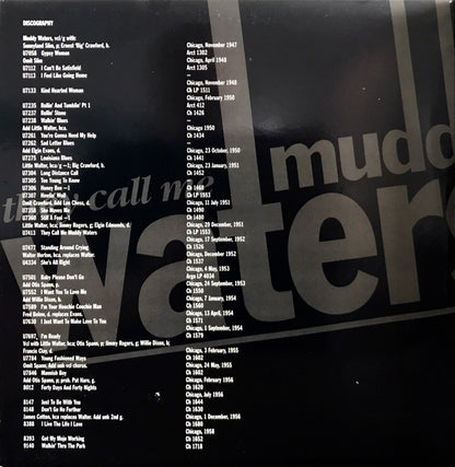 Muddy Waters : They Call Me Muddy Waters (2xLP, Comp)