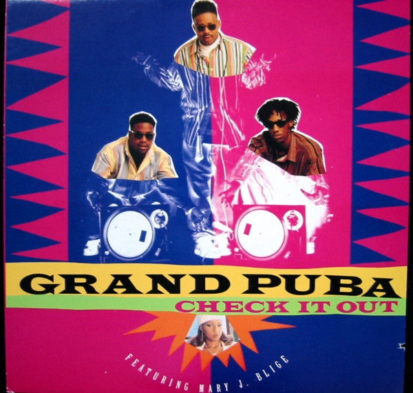Grand Puba Featuring Mary J. Blige : Check It Out (12", SRC)