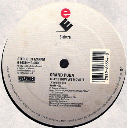 Grand Puba Featuring Mary J. Blige : Check It Out (12", SRC)