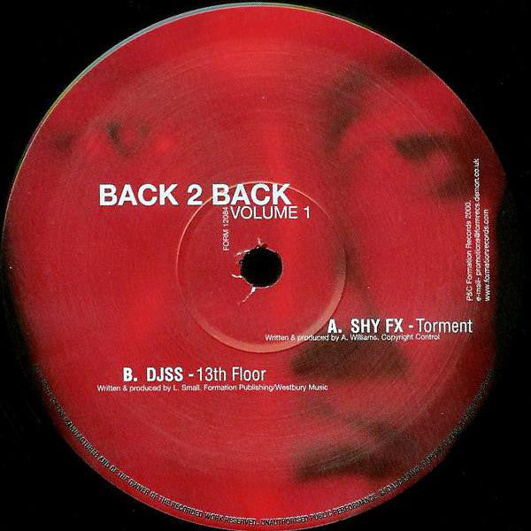 Shy FX / DJ SS : Back 2 Back (Volume 1) (12")