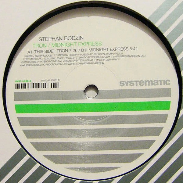 Stephan Bodzin : Tron / Midnight Express (12")