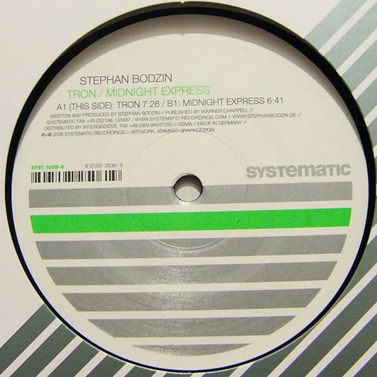 Stephan Bodzin : Tron / Midnight Express (12")