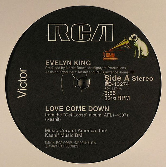 Evelyn King : Love Come Down (12", RE)