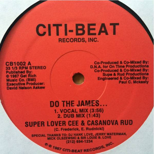 Super Lover Cee & Casanova Rud : Do The James... (12", Single)