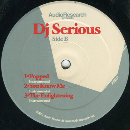 DJ Serious : Popped (12")