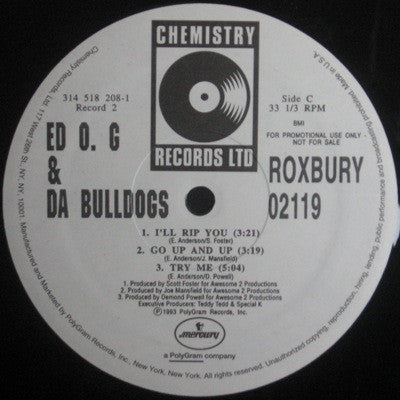 Ed O.G & Da Bulldogs : Roxbury 02119 (2x12", Album, Promo)