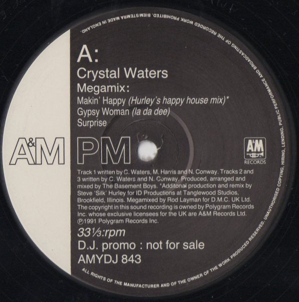Crystal Waters : Megamix / Surprise (12", Mixed, Promo)