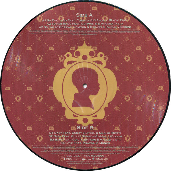 J Dilla : The Shining EP (12", EP, Ltd, Pic)