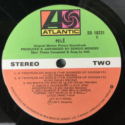 Sérgio Mendes : Pelé (Original Motion Picture Soundtrack) (LP, Album)