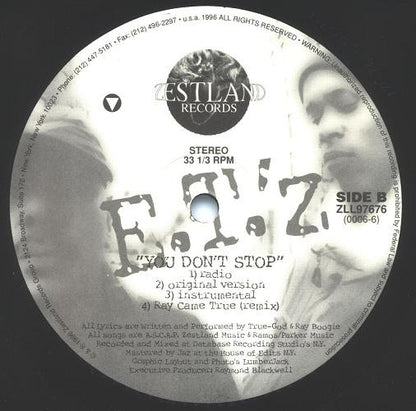 E.T.'z* : Ray Came True / You Don't Stop (12", Maxi)