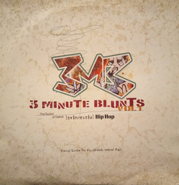 Various : 3MB - 3 Minute Blunts Vol. 1 (The Sound Of Detroit Instrumental Hip Hop) (2xLP, Comp)