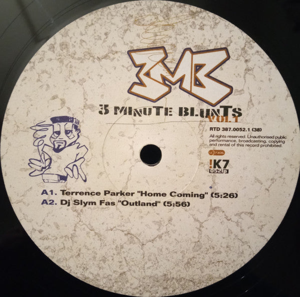 Various : 3MB - 3 Minute Blunts Vol. 1 (The Sound Of Detroit Instrumental Hip Hop) (2xLP, Comp)