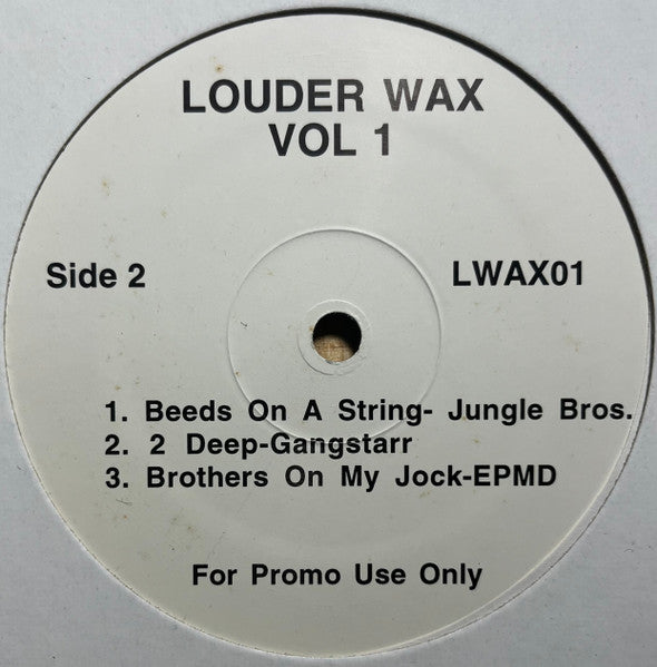 Various : Louder Wax Vol. 1 (12", Unofficial)