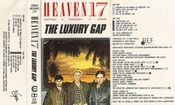 Heaven 17 : The Luxury Gap (Cass, Album, Red)