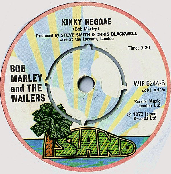 Bob Marley & The Wailers : No Woman, No Cry (Live At The Lyceum, London) (7", Single)