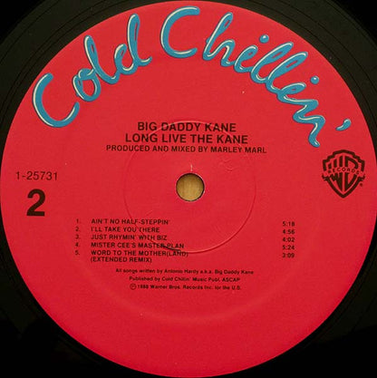 Big Daddy Kane : Long Live The Kane (LP, Album)