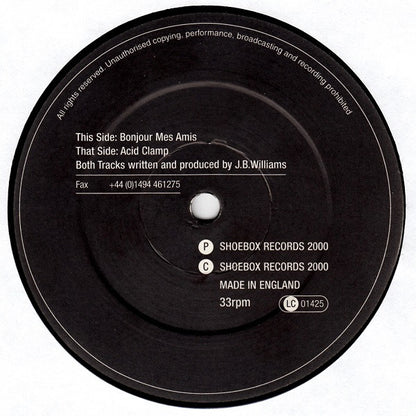 John B : Acid Clamp / Bonjour Mes Amis (12")