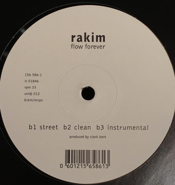 Rakim : When I B On Tha Mic / Flow Forever (12")