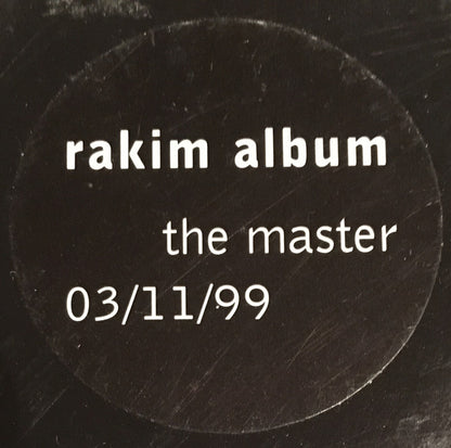 Rakim : When I B On Tha Mic / Flow Forever (12")