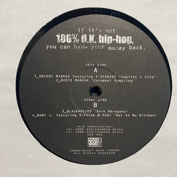 Various : If It's Not 100% U.K. Hip-Hop, You Can Have Your Money Back (2xLP)