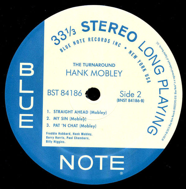 Hank Mobley : The Turnaround (LP, Album, RE, RM)