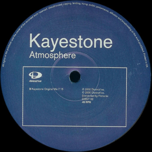 Kayestone : Atmosphere (12")