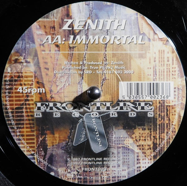 Zenith (2) : Damaged / Immortal (12")