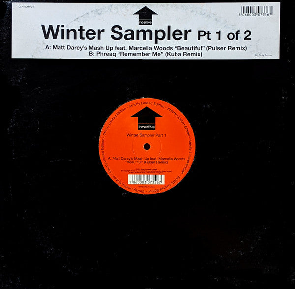 Matt Darey / Phreaq : Winter Sampler (Pt 1 Of 2) (12", Ltd, Promo, Smplr)