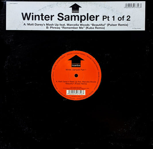 Matt Darey / Phreaq : Winter Sampler (Pt 1 Of 2) (12", Ltd, Promo, Smplr)