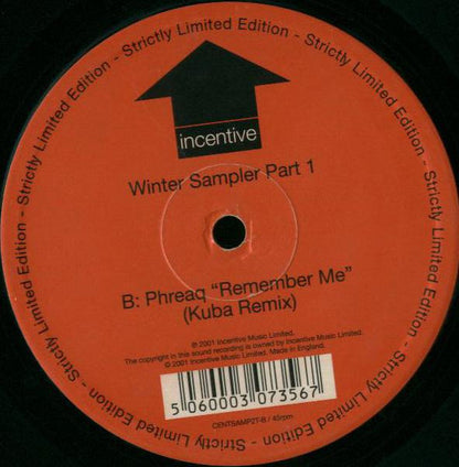Matt Darey / Phreaq : Winter Sampler (Pt 1 Of 2) (12", Ltd, Promo, Smplr)