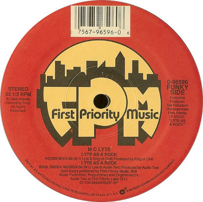 M C Lyte* : Lyte As A Rock (12", SRC)