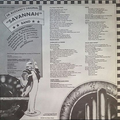 Dr. Buzzard's Original Savannah Band : Dr. Buzzard's Original Savannah Band (LP, Album)