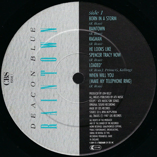 Deacon Blue : Raintown (LP, Album)