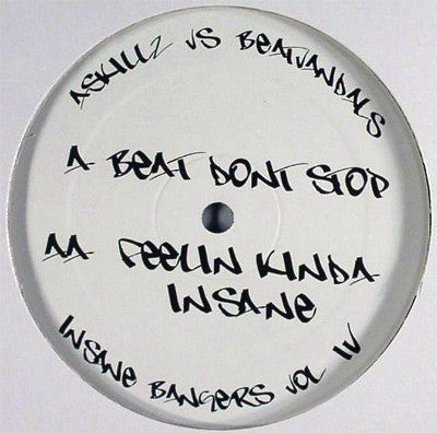 A Skillz Vs. Beatvandals : Insane Bangers Vol IV (12", Promo)