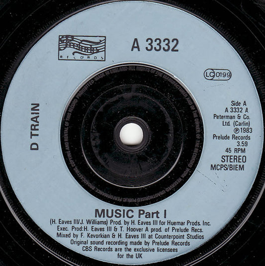 D Train* : Music (7", Single)