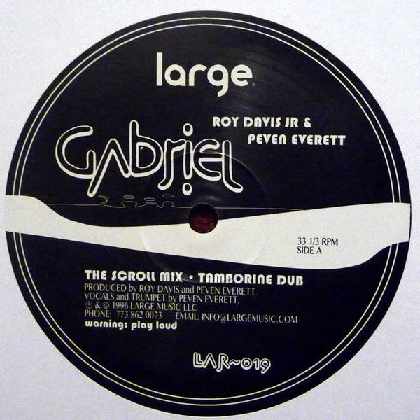 Roy Davis Jr. & Peven Everett : Gabriel (12", RE)