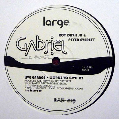 Roy Davis Jr. & Peven Everett : Gabriel (12", RE)