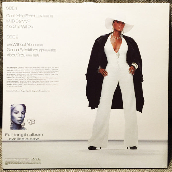 Mary J. Blige : The Breakthrough Album Sampler (12", Promo, Smplr)