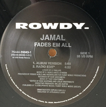 Jamal (2) : Fades Em All (12", Single)